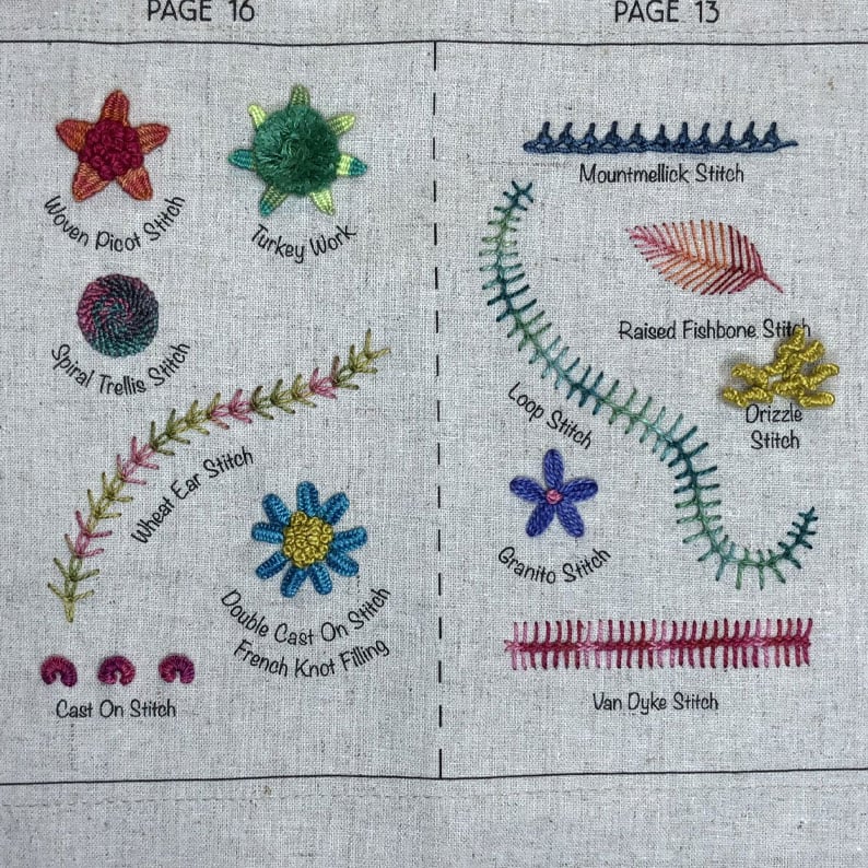 🔥Limited Time 47% OFF-Stitch Book 🪡📖with 106 different stitches