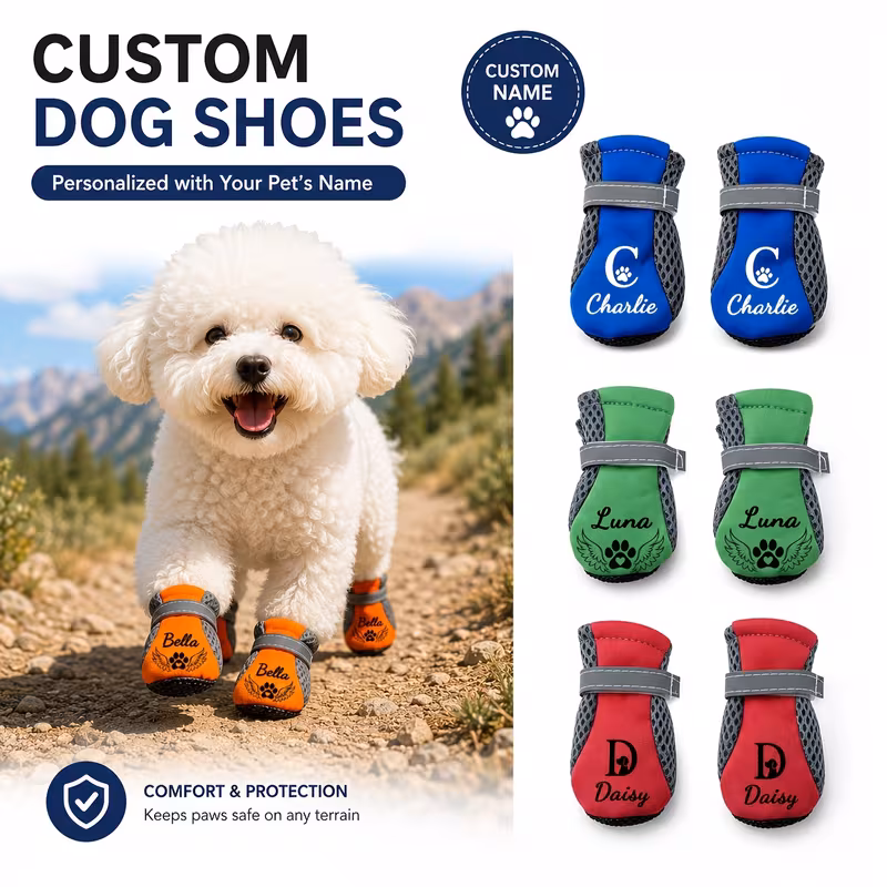 Personalized Name Pet Outdoor Shoes