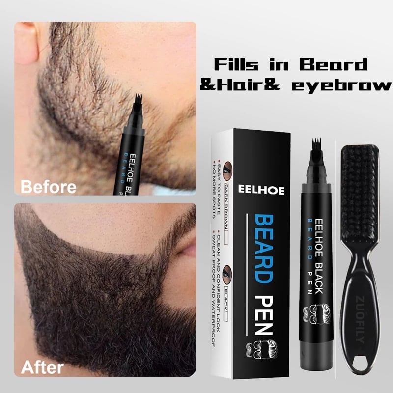 EELHOE Beard Filling Pen Kit- Perfect Beard Shaping Kit-  BIG SALE 
