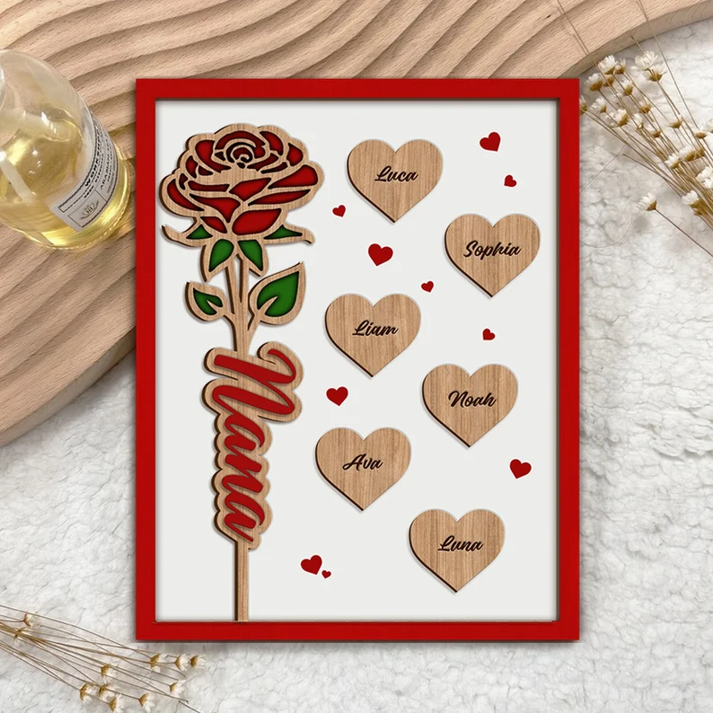 Personalized Mother's Day Wooden Sign