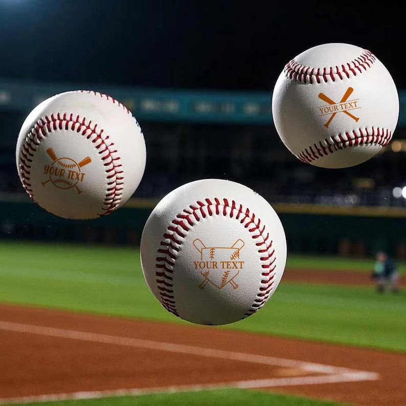 Personalized Engraved Baseball, Custom Baseball, Baseball Coach Gift, Personalized Baseball With Logo