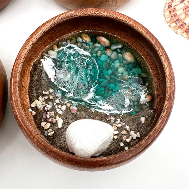 Personalized Ocean Ring Dish