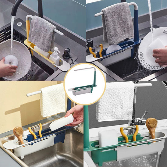 KitchenSmart|expandable kitchen sink shelf