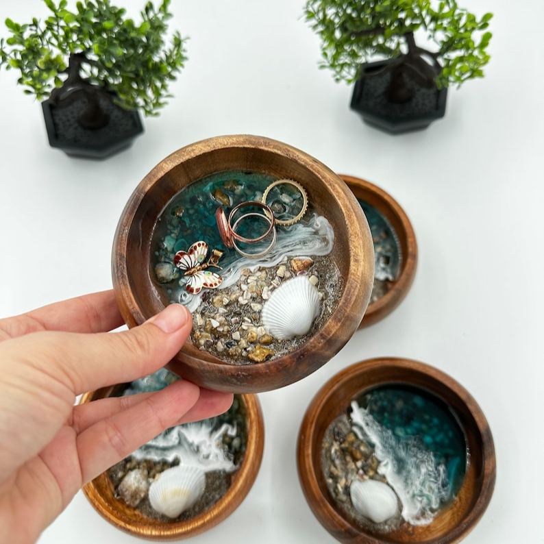 Personalized Ocean Ring Dish