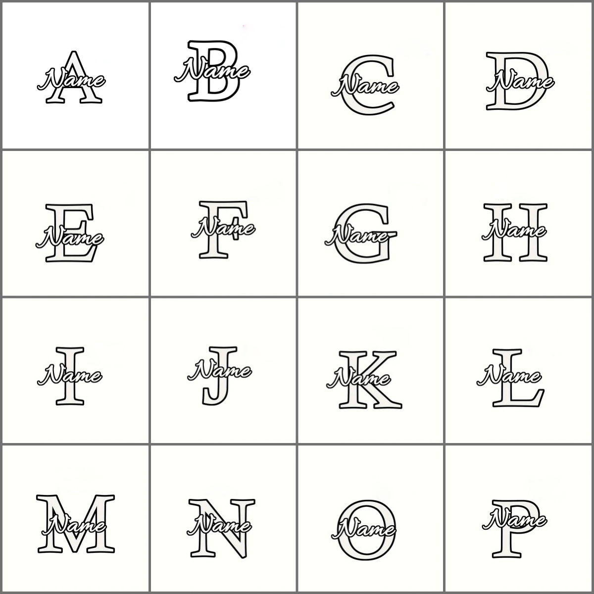 Personalized Name Letter Mirror Light