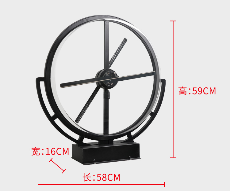 50cm double-sided display 3D waterproof light box