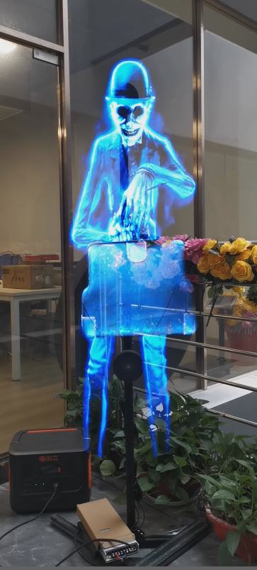 Halloween Christmas tree 56cm 3pcs splicing model digital human series