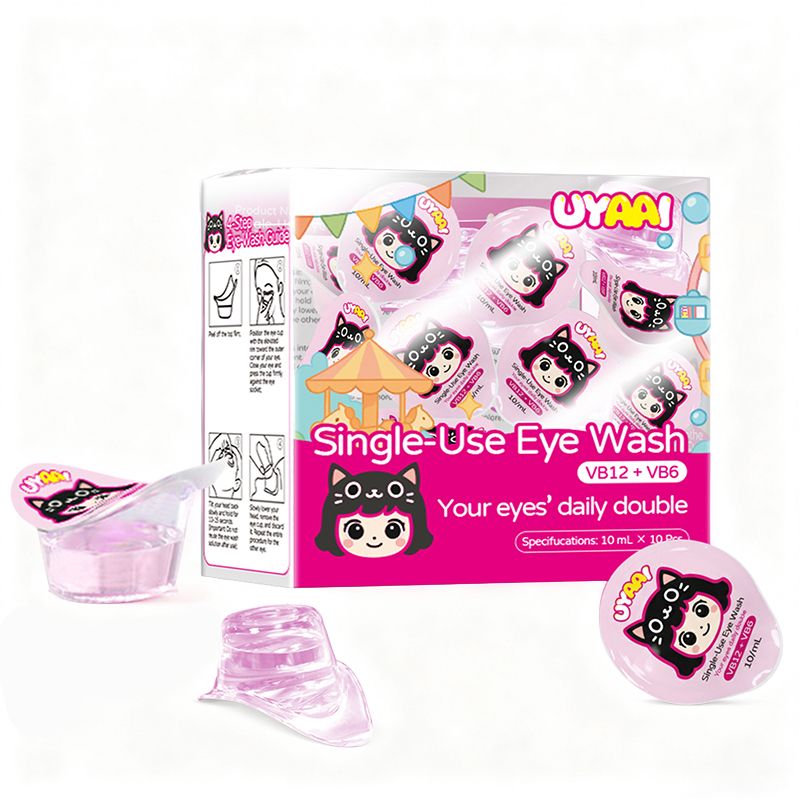 Beacolors Disposable Eye Wash Solution 10ml × 10 Vials