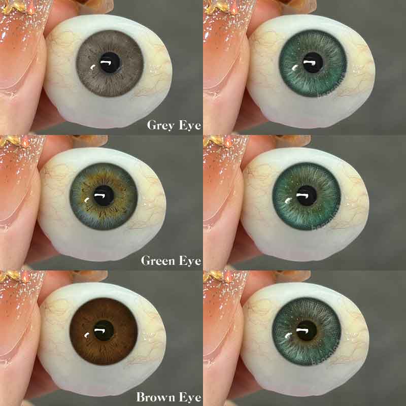 【New】Beacolors Misty Rose Green Colored contact lenses -BEACOLORS