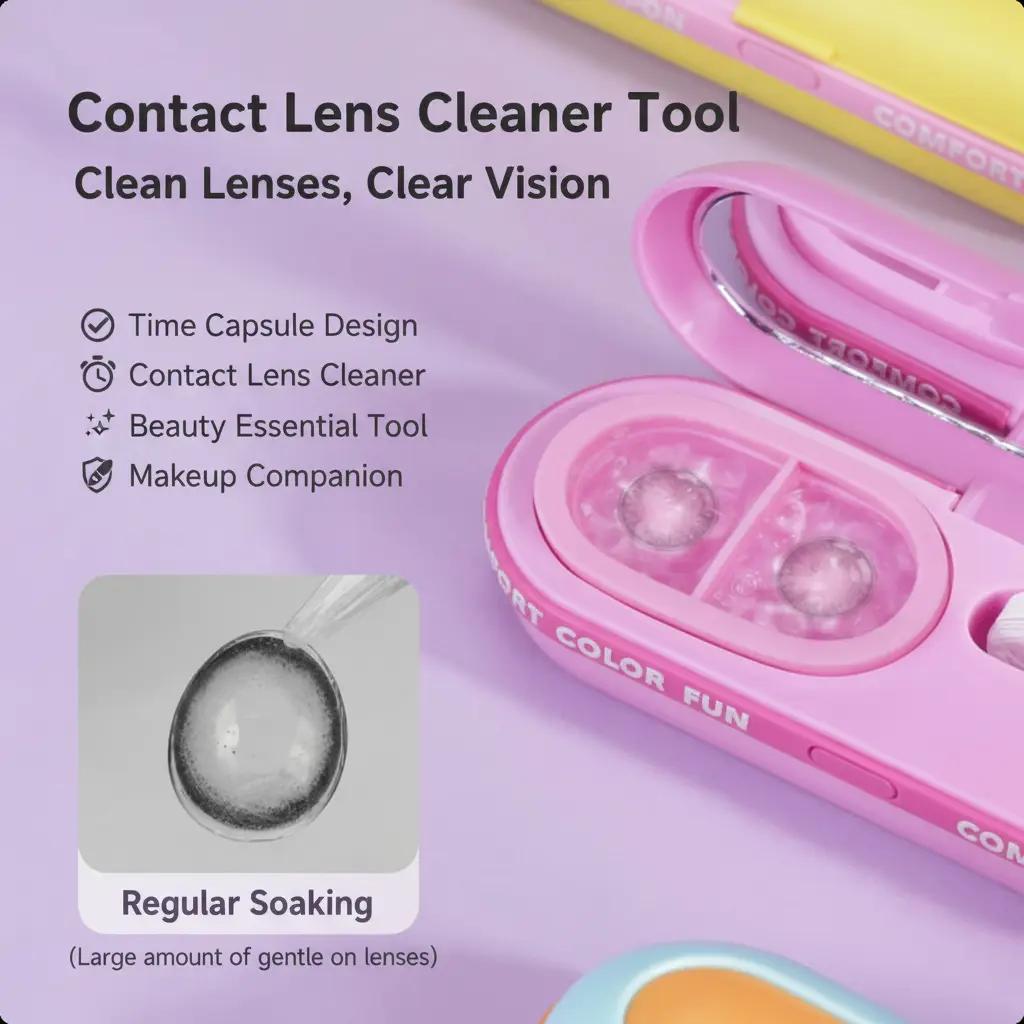 Moody Time Capsule Contact Lens Cleaning Machine