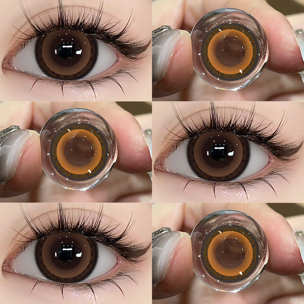 Beacolors Lollipop Brown Colored contact lenses -BEACOLORS