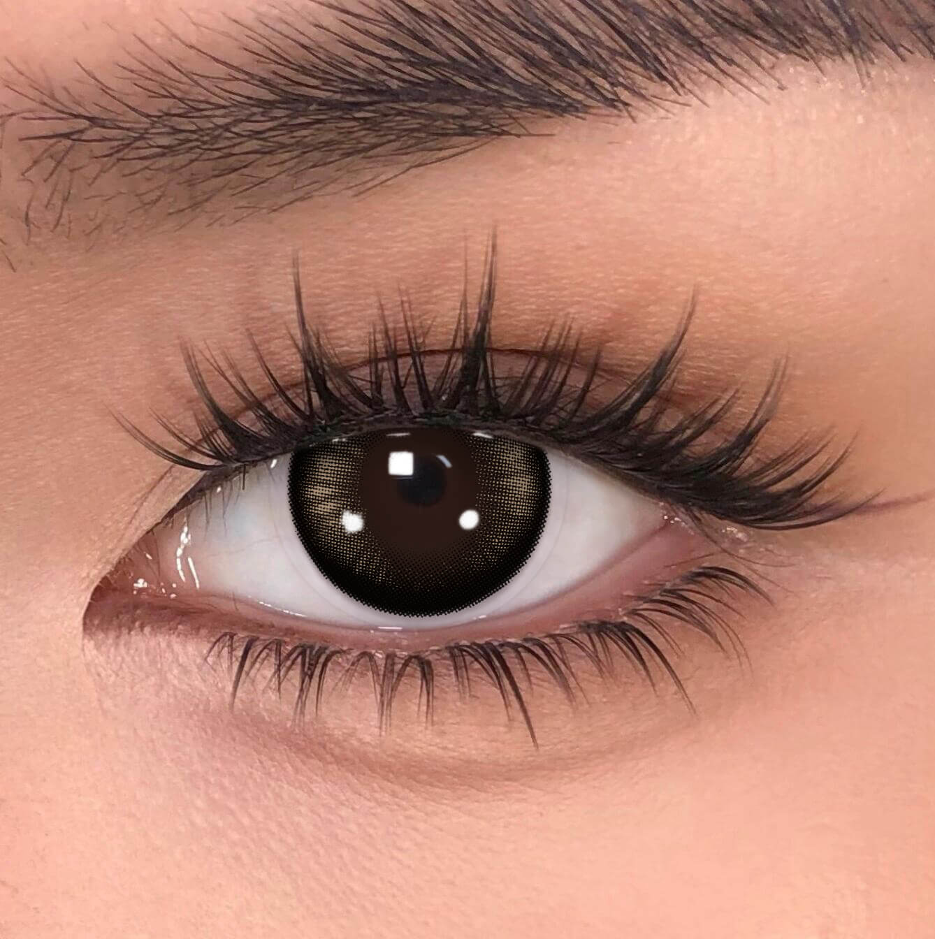 【New】Beacolors Ice crystal Brown Colored contact lenses -BEACOLORS