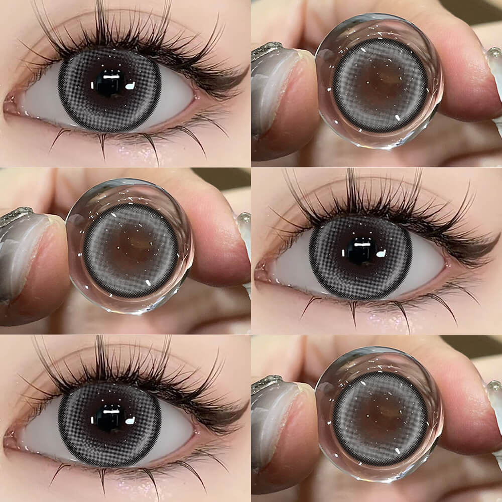 【New】Beacolors CrystalOrb Silver Grey Colored contact lenses -BEACOLORS