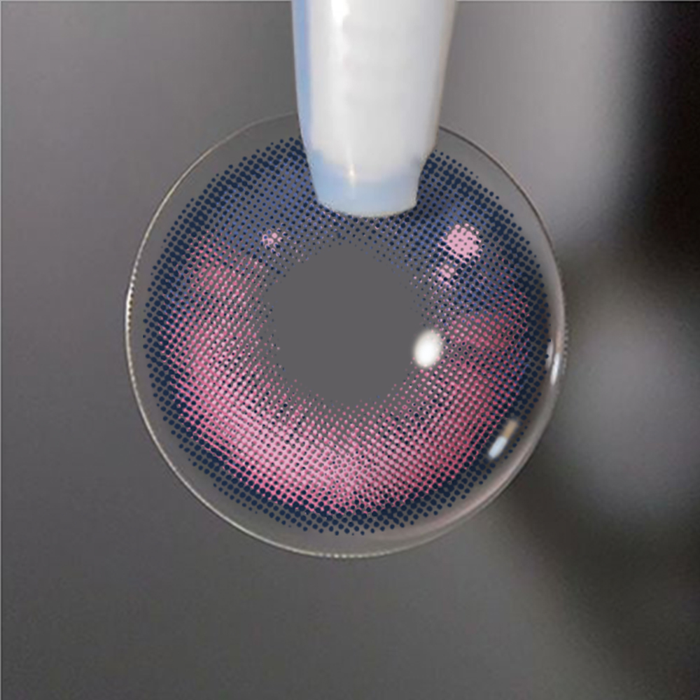 Beacolors Girl Tears Pink  Colored contact lenses -BEACOLORS