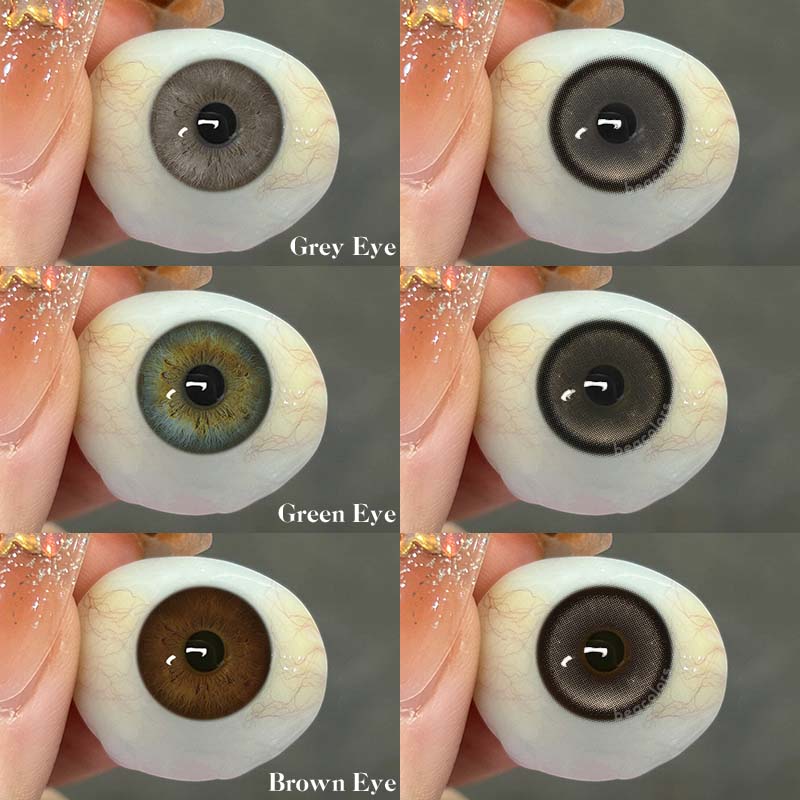 【New】1 Day 2 Pcs | Beacolors VIVIRING Brown Prescription Trial  Colored contact lenses -BEACOLORS
