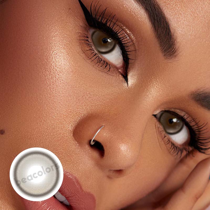 【New】1 Day 2 Pcs | Beacolors VIVIRING Brown Prescription Trial  Colored contact lenses -BEACOLORS