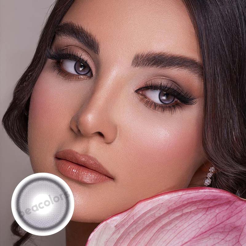 【New】1 Day 2 Pcs | Beacolors VIVIRING Purple Prescription Trial  Colored contact lenses -BEACOLORS