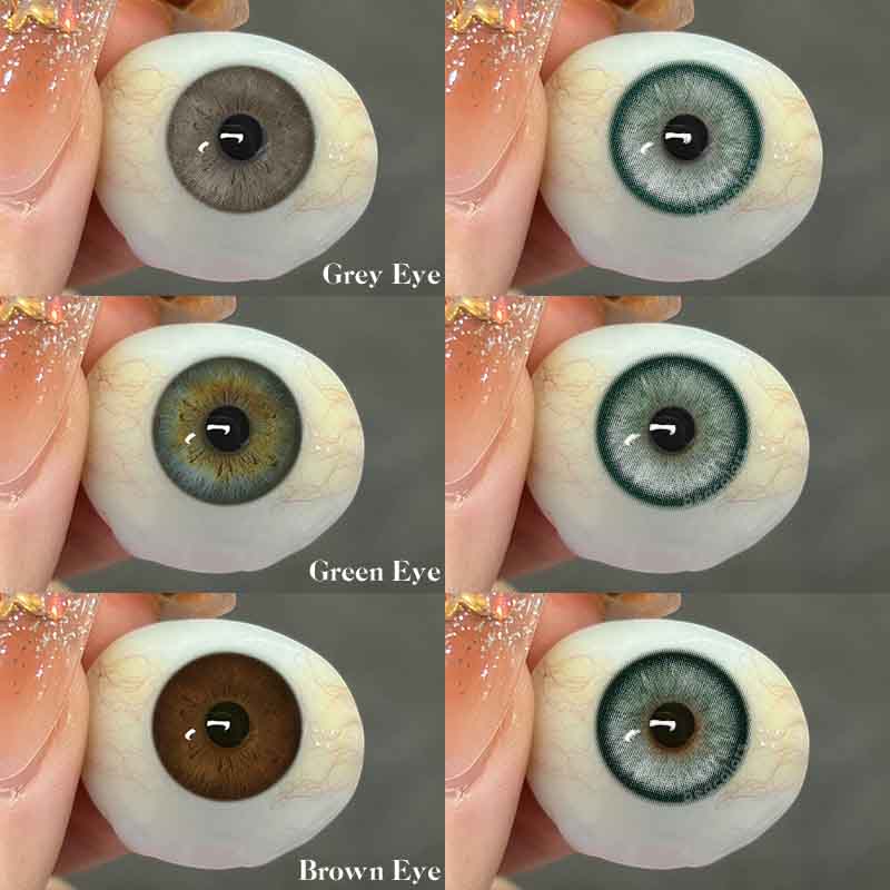 【New】1 Day 2 Pcs | Beacolors Nagini Green Prescription Trial  Colored contact lenses -BEACOLORS