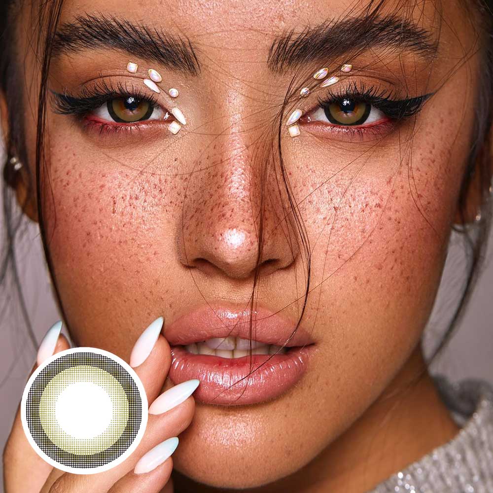 Beacolors Lollipop Brown Colored contact lenses -BEACOLORS