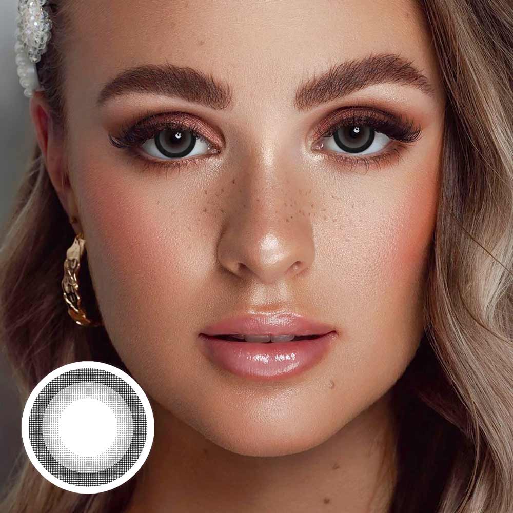 Beacolors Lollipop Gray Colored contact lenses -BEACOLORS