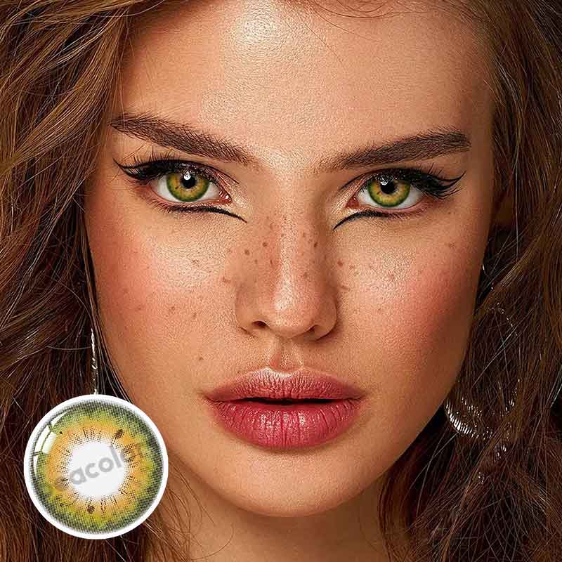 Beacolors Stunna Girl Kamille Green Colored contact lenses -BEACOLORS