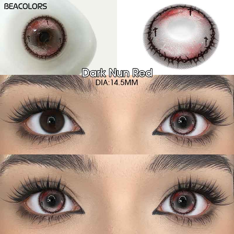 【New】Beacolors Dark Nun Red Halloween