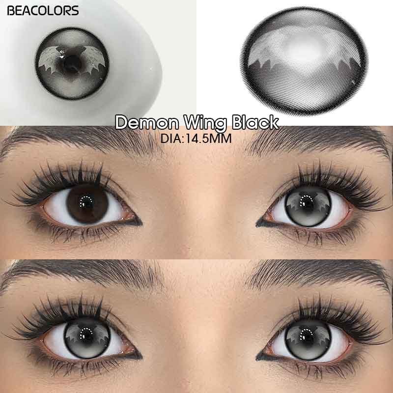 【New】Beacolors Demon Wing Black Halloween