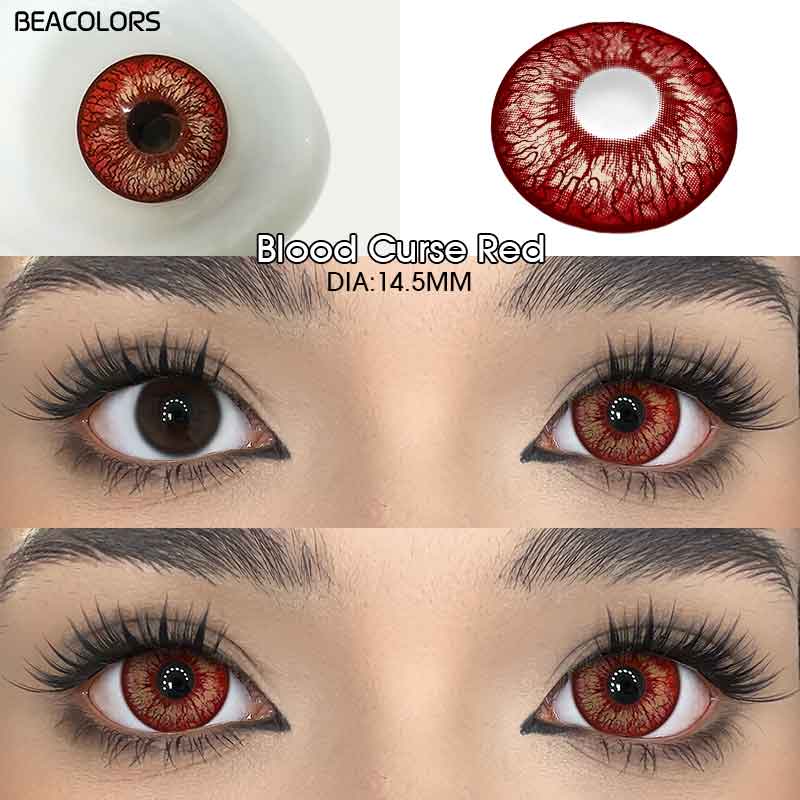 【New】BeacolorsBlood Curse Red Halloween