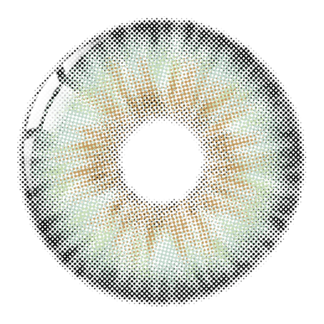 Beacolors Capri Olive Garden color contact lenses for dark eyes -BEACOLORS