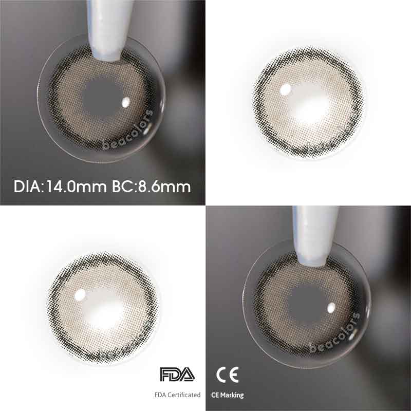 【New】Beacolors Classic Nude Brown Colored contact lenses -BEACOLORS