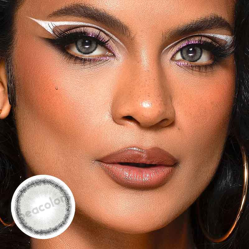 【U.S Warehouse】Beacolors Classic Charcoal Gray Colored contact lenses -BEACOLORS