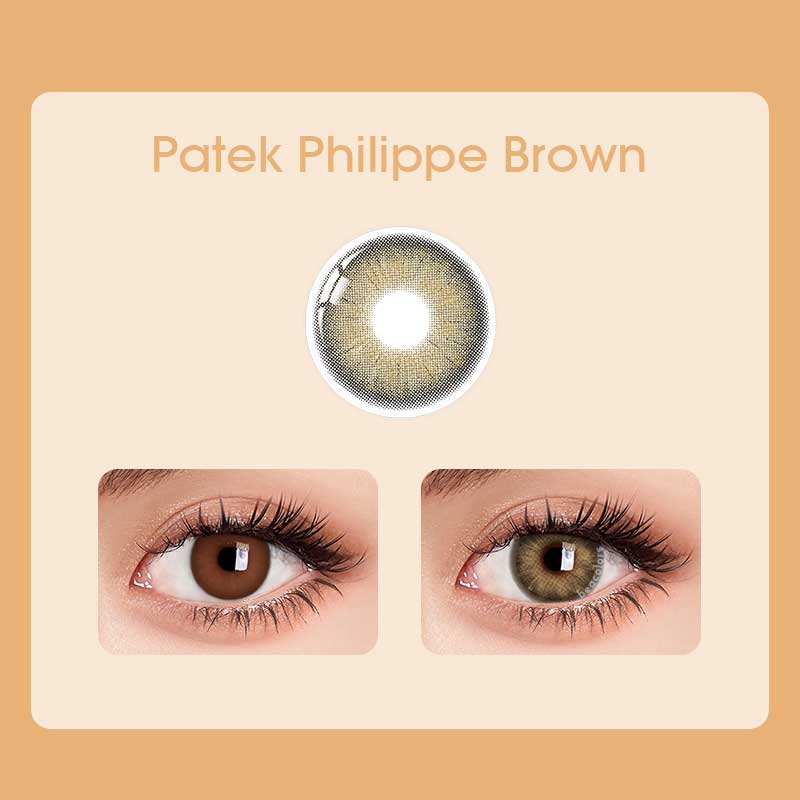 【U.S Warehouse】Beacolors Patek Philippe Brown Colored contact lenses -BEACOLORS