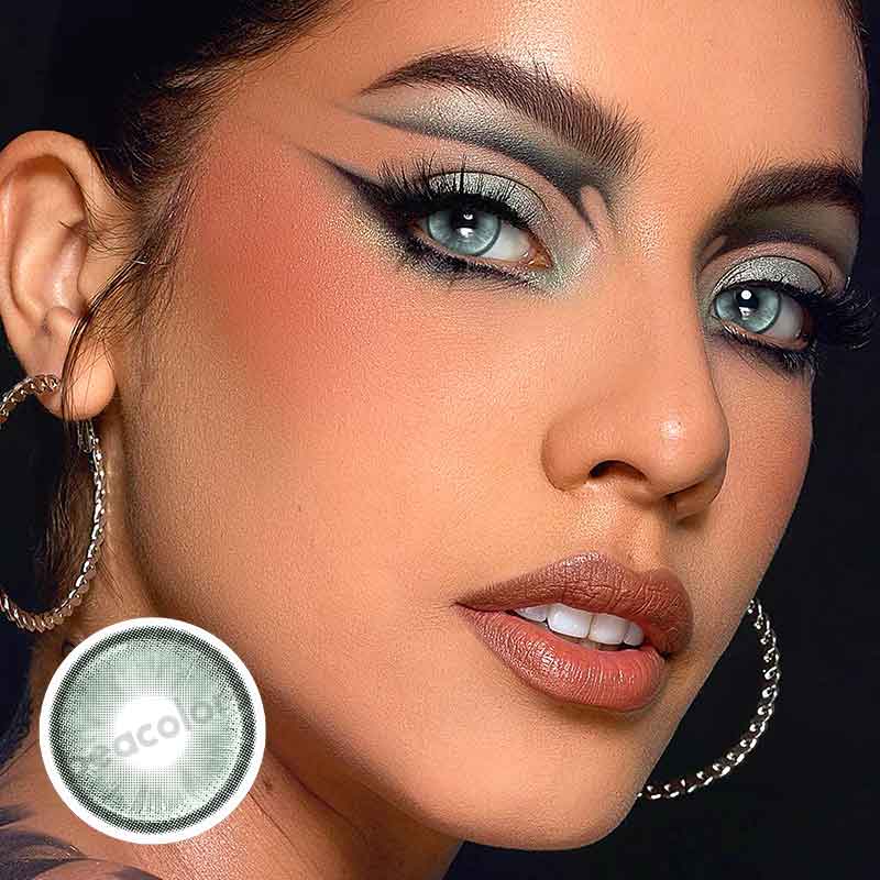 【New】Beacolors CrystalOrb Green Colored contact lenses -BEACOLORS