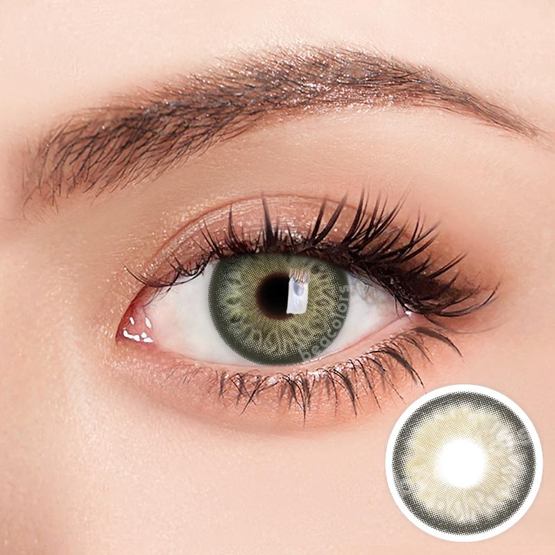【New】Beacolors Russian Girl Pro Green Colored contact lenses -BEACOLORS