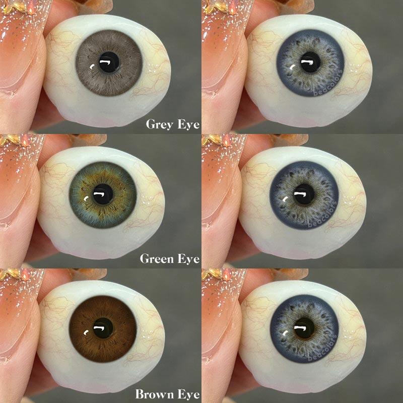 【New】Beacolors Russian Girl Pro Blue Colored contact lenses -BEACOLORS