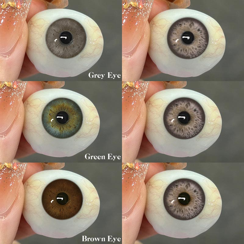 【U.S Warehouse】Beacolors Russian Girl Pro Gray  Colored contact lenses -BEACOLORS