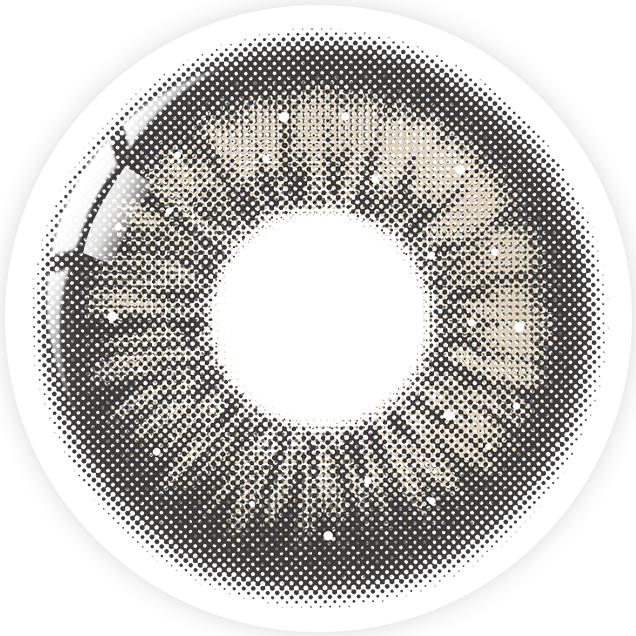 【Clearance 】Beacolors Thai Tea Grey color contact lenses for dark eyes -BEACOLORS