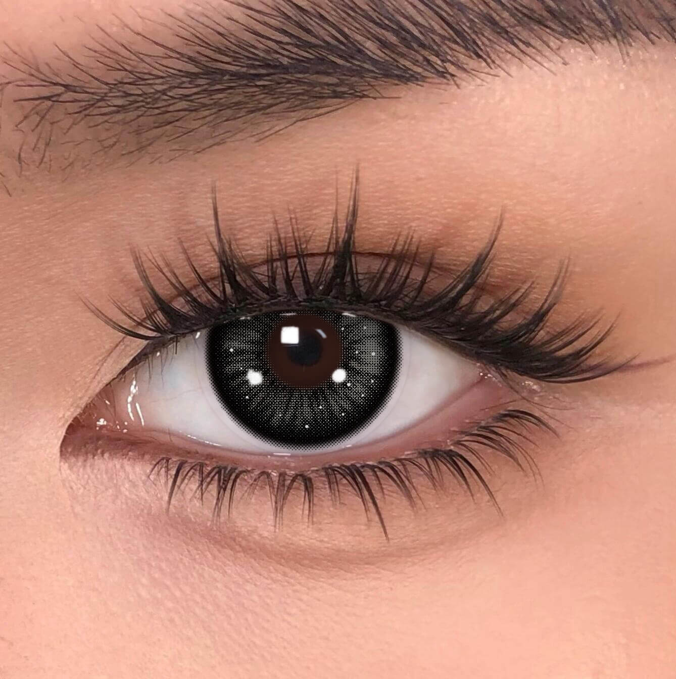 【New】【Prescription】Beacolors Thai Tea Black Colored contact lenses -BEACOLORS