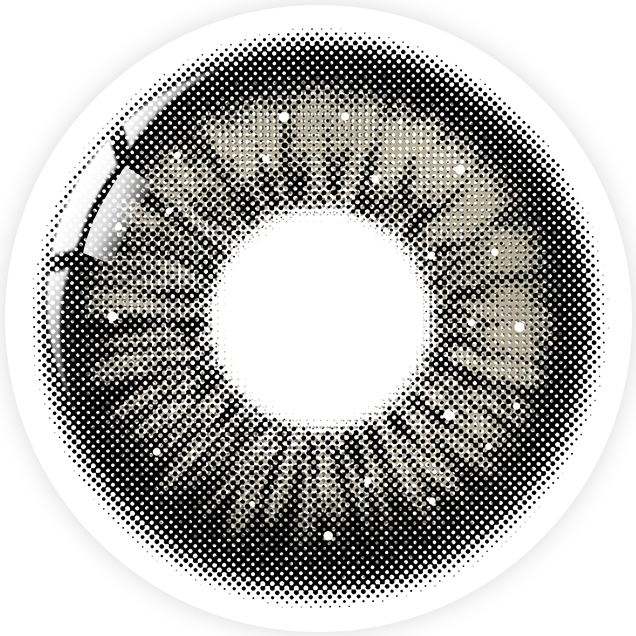 【Clearance 】Beacolors Thai Tea Black color contact lenses for dark eyes -BEACOLORS