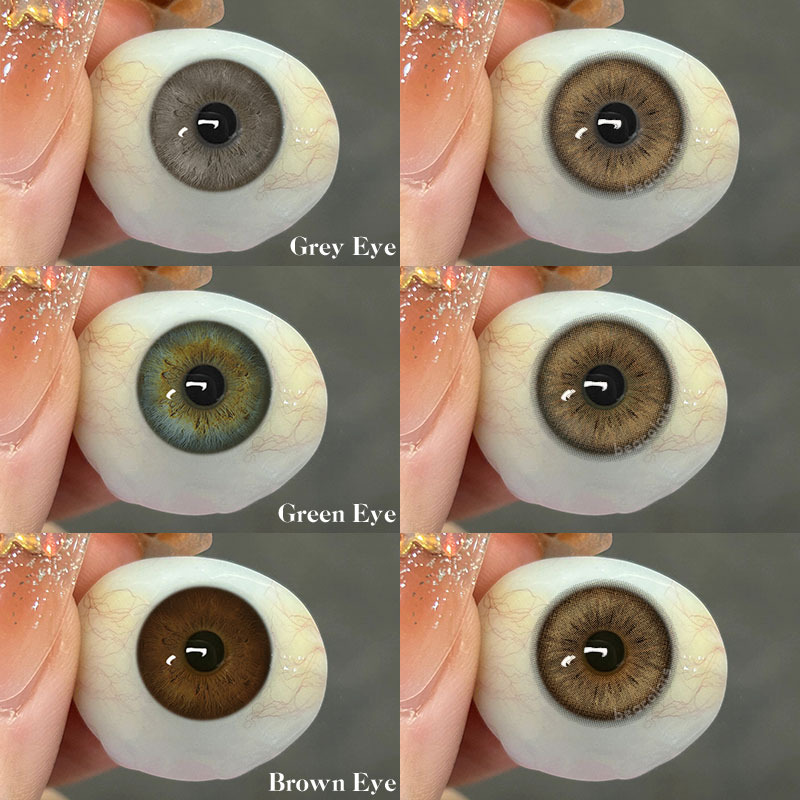 【New】Beacolors Glorious Years Amber Fantasy Colored contact lenses -BEACOLORS