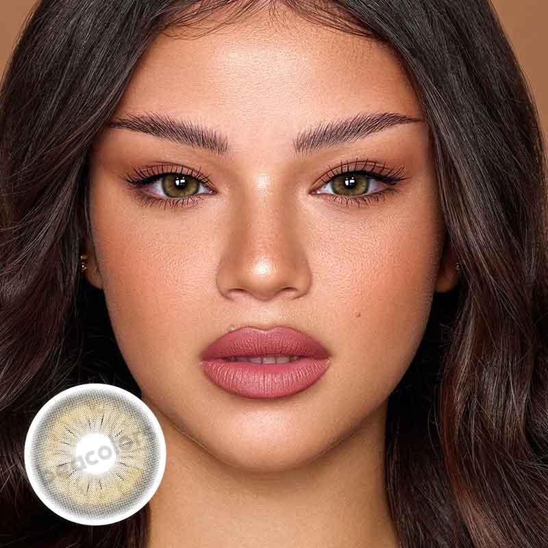 【New】Beacolors Glorious Years Amber Fantasy Colored contact lenses -BEACOLORS