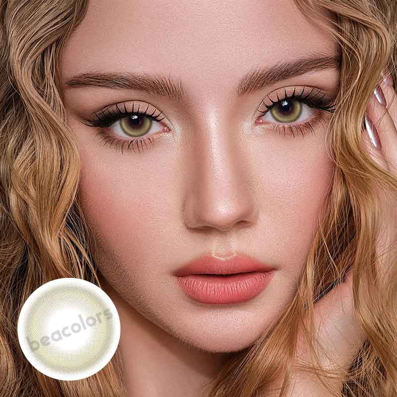 【New】Beacolors Halo Brown Colored contact lenses -BEACOLORS