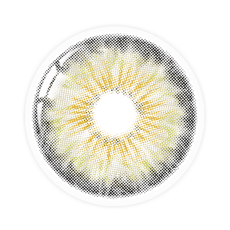 【U.S Warehouse】Beacolors Cleopatra Gray color contact lenses for dark eyes -BEACOLORS