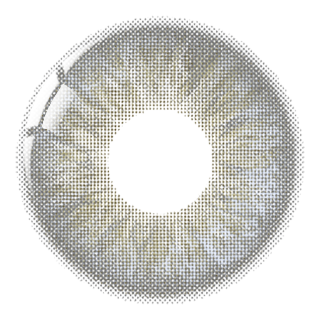 Beacolors Peachy Gray color contact lenses for dark eyes -BEACOLORS