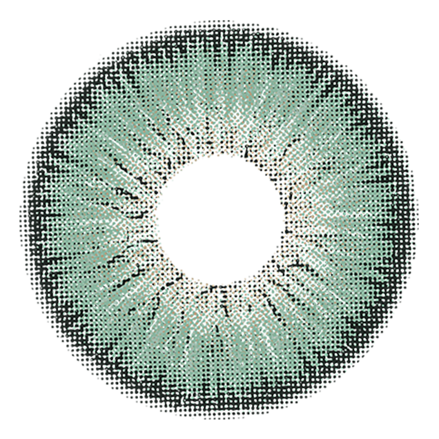 Beacolors iD Greencolor contact lenses for dark eyes -BEACOLORS