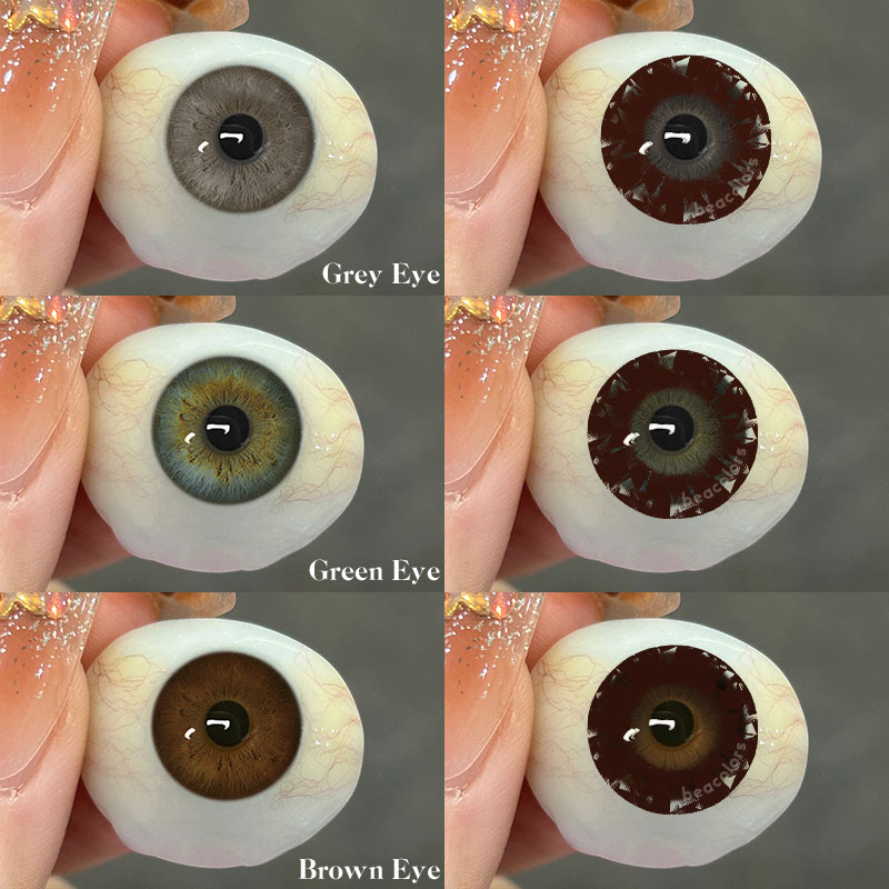 Beacolors Diamonds Brown Colored contact lenses -BEACOLORS