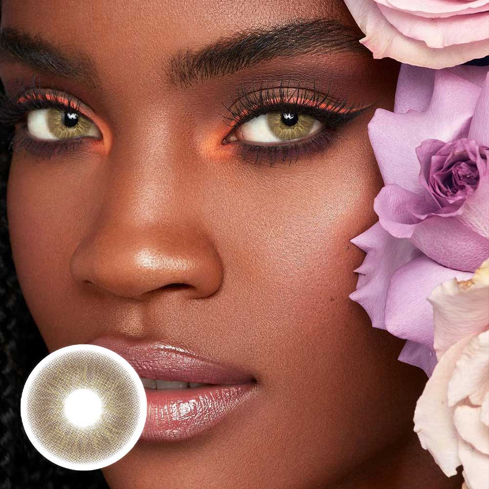 Beacolors Love Story Pea Brown  Colored contact lenses -BEACOLORS