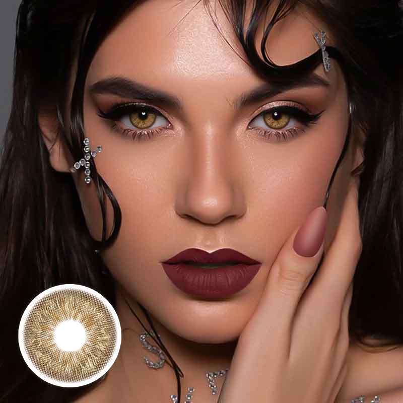 Beacolors Wildness Leopard Brown Colored contact lenses -BEACOLORS