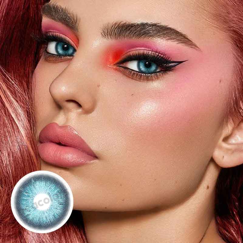 Beacolors Ice Crystal Blue Colored contact lenses -Shop Now!
