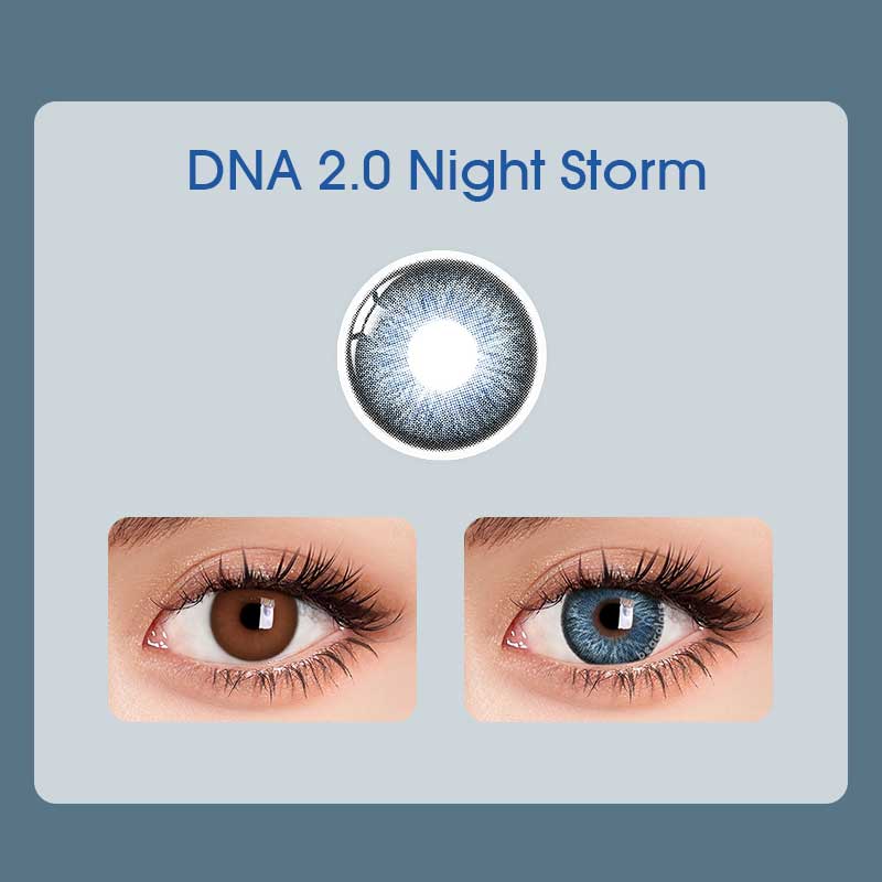 【New】Beacolors DNA 2.0 Night Storm Colored contact lenses -BEACOLORS